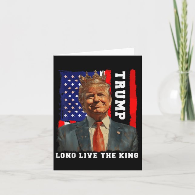 Trump Kung president Leve Kung-trenden Kort (Framsida)