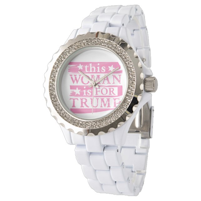 TRUMP - Kvinna för TRUMP Watch Armbandsur (Vinklad)