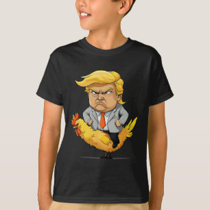 Trump Kycklingjockeys Satir - Rolig Politisk Humor T Shirt