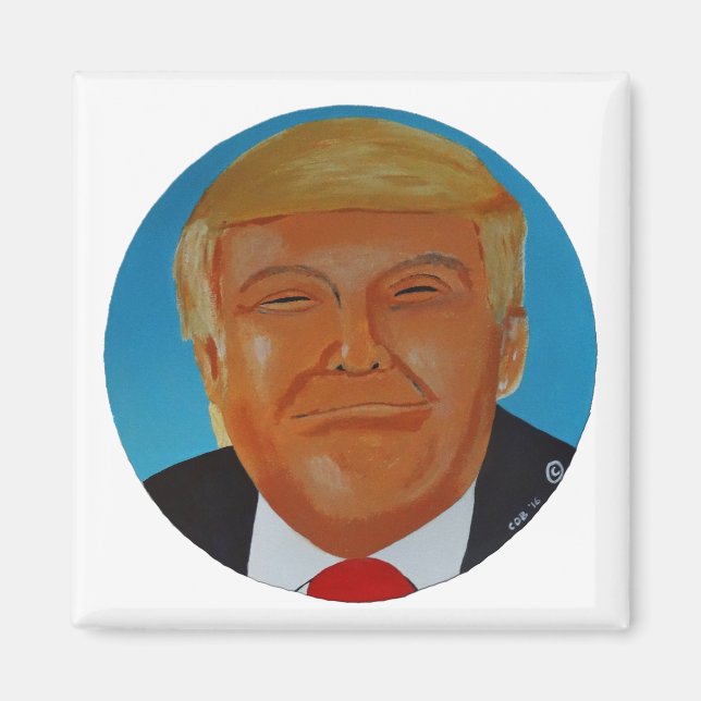 Trump-kylmagnet Magnet (Framsidan)