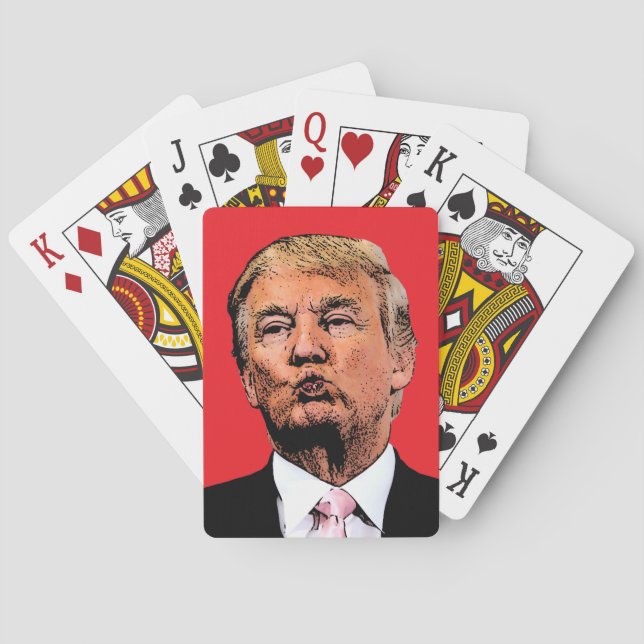 TRUMP KYSSPELKORT CASINOKORT (Baksidan)