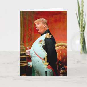 Trump Lägg ned födelsedagskort Kort