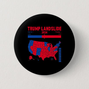 Trump Landglide 2024 Val Karta 312 Winning Karta Knapp