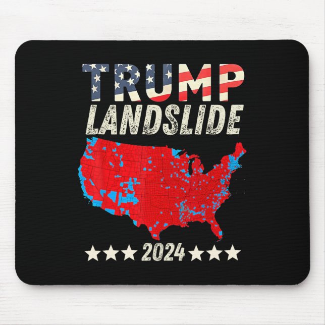 Trump Landglide 2024 Val Karta Support Trump W Musmatta (Framsidan)