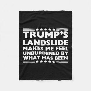 Trump Landglide obelastat av 2024 W Fleecefilt