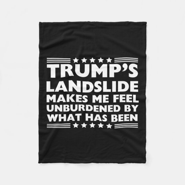 Trump Landglide obelastat av 2024 W Fleecefilt (Framsidan)