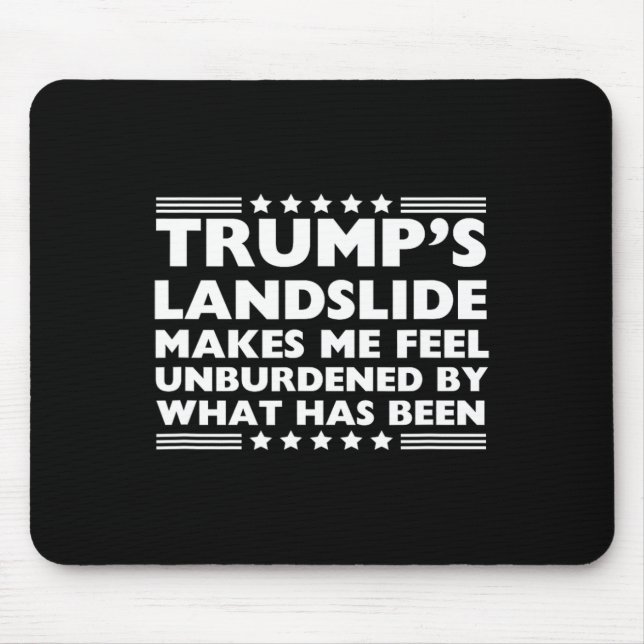 Trump Landglide obelastat av 2024 W Musmatta (Framsidan)