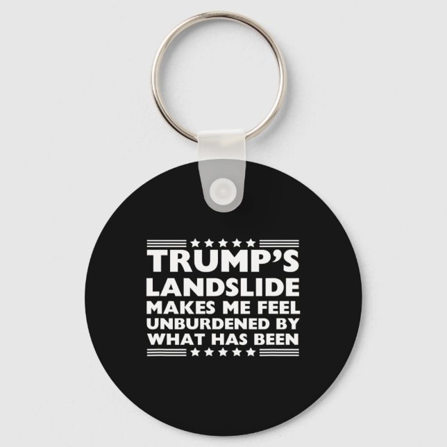 Trump Landglide obelastat av 2024 W Nyckelring (Framsida)