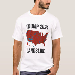 Trump Landglival Karta 2024 Funny Pro Trump T Shirt