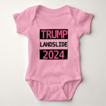 TRUMP LANDSLIDE 2024 för BABY! Baby Bodykostym