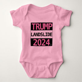 TRUMP LANDSLIDE 2024 för BABY! Baby Bodykostym T Shirt