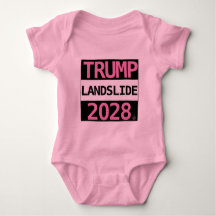 TRUMP LANDSLIDE 2028 för BABY! Baby Bodykostym
