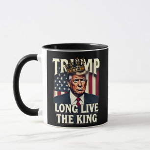 Trump Länge Leve Kungen Pro Trump Patriotisk Mugg