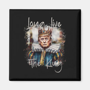 Trump Långt Liv För Konungen Roligt Trump Akvarell Magnet