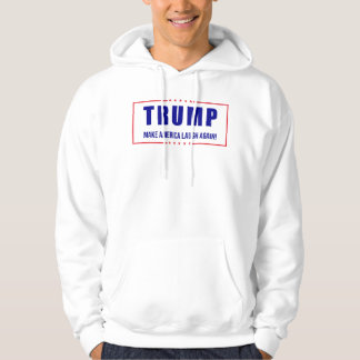 Trump: Låt Amerika sjunga igen! - Humalog Politi Hoodie