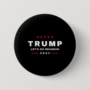 Trump Låt oss Go Brandon 4:e juli 2024 Maga Tee Knapp