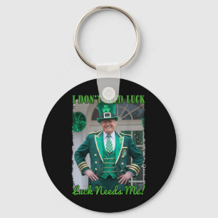 Trump Leprechaun Tur i st patricks day Klöver Nyckelring