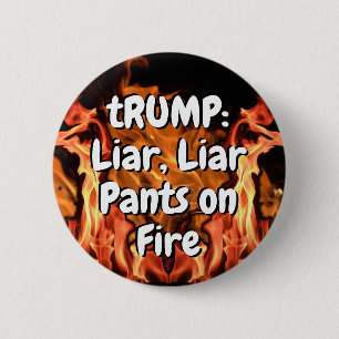 tRUMP: Liar, Liar, Brand (byta ord) Knapp