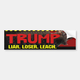 Trump -Liar, Loser, Leach Bumper-etikett Bildekal
