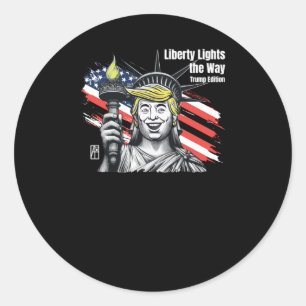 Trump - Liberty Ljus Way Trump Edition - Don Runt Klistermärke