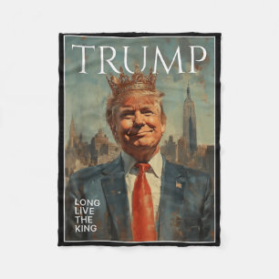Trump Long Live Live the Kung Ley Tees Fleecefilt
