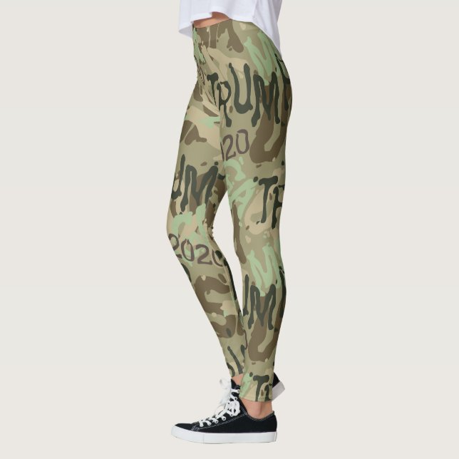 TRUMP MAGA 2020-kamouflage Leggings (Vänster)
