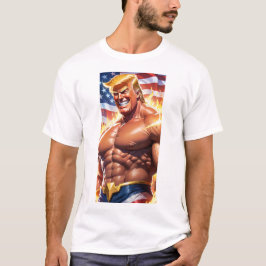 Trump MAGA 2024 Amerikansk superhjälte T Shirt