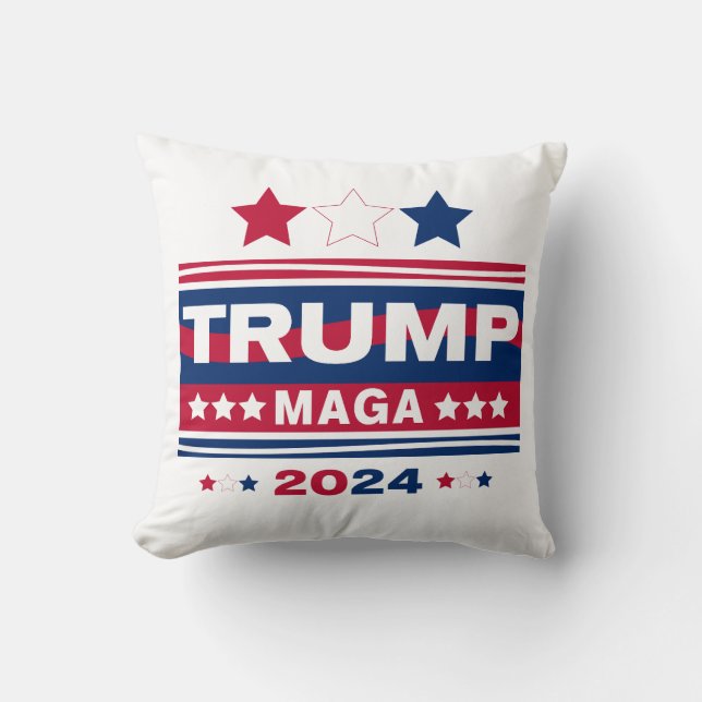 TRUMP~MAGA~2024 Dekorativ kudde (Framsida)