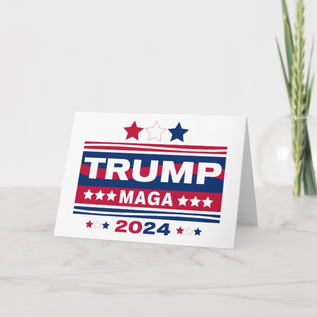 TRUMP~MAGA~2024 KORT (Framsida)