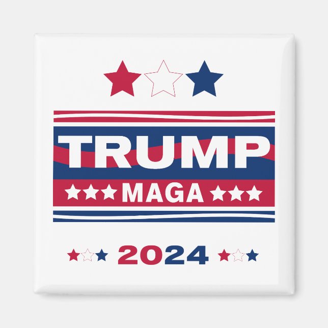 TRUMP~MAGA~2024 MAGNET (Framsidan)
