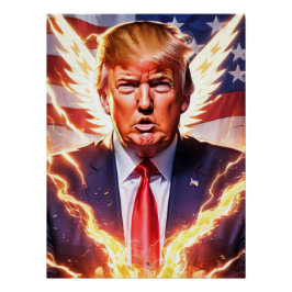 Trump MAGA 2024 Spara America Glossy Poster Perfect Poster