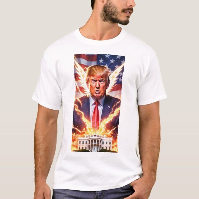 Trump MAGA 2024 Spara America T Shirt (Framsida)