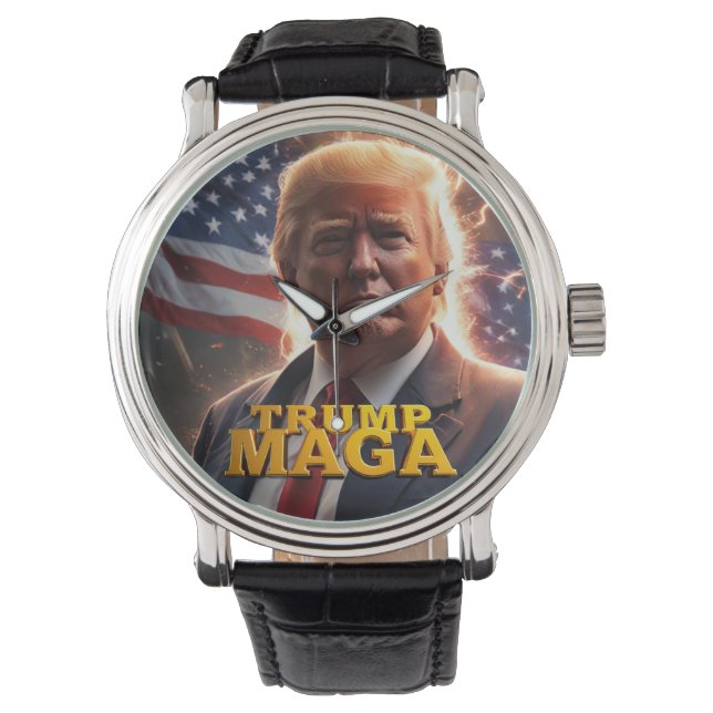 Trump MAGA Armbandsur (Framsida)