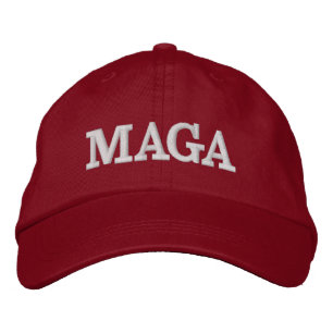 Trump Maga Broderad Keps