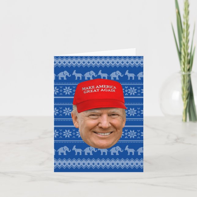 TRUMP MAGA-jul Kort (Framsida)