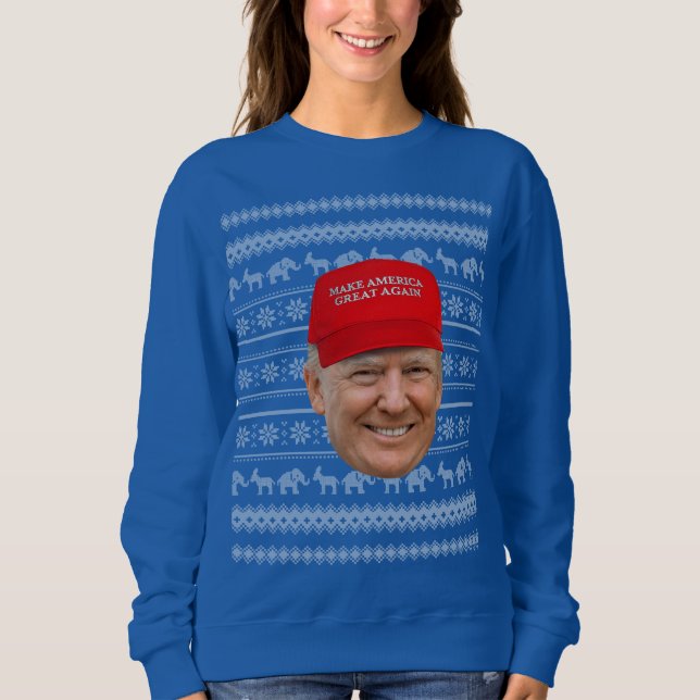 TRUMP MAGA-jul T Shirt (Framsida)
