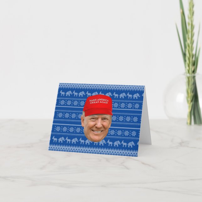TRUMP MAGA-jul Tack Kort (Framsida)