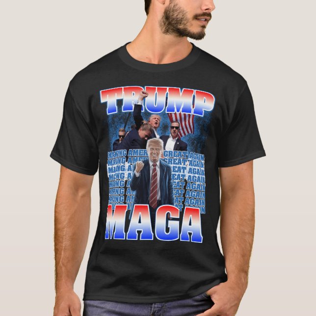 Trump Maga T Shirt (Framsida)