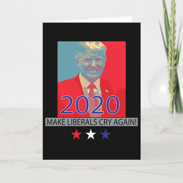 Trump Make Liberals Cry Again Patriotic Gift For W Kort (Framsida)