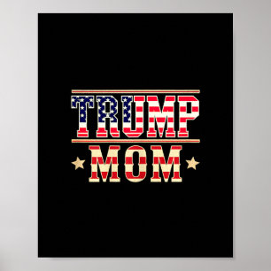 Trump Mamma Glad mors dag Konservativ Mamma Amerik Poster