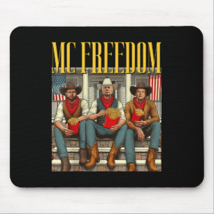 Trump Mc Freedom Funny Trump 2024 julsvart Musmatta