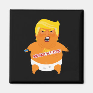 Trump med luftskepp - Tillhör V Putin Magnet