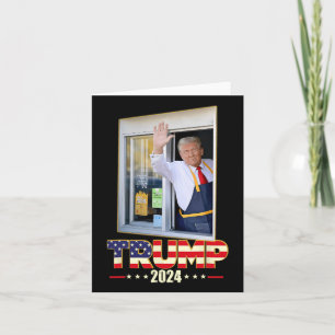 Trump Med Mc Donald Trump Arbetare Röst På Trump Kort