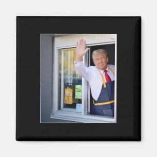 Trump Med Mc Donald Trump Arbetare Rösta På Trump Magnet