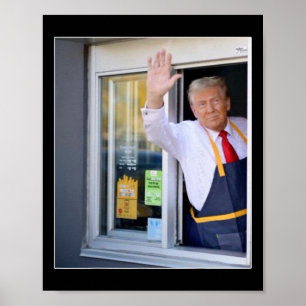 Trump Med Mc Donald Trump Arbetare Rösta På Trump Poster