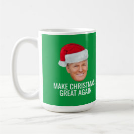Trump med tomtehatt - Gör julen stor igen Kaffemugg