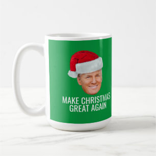 Trump med tomtehatt - Gör julen stor igen Kaffemugg