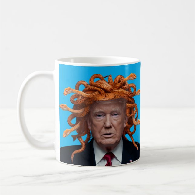 Trump Medusa Mug Kaffemugg (Vänster)