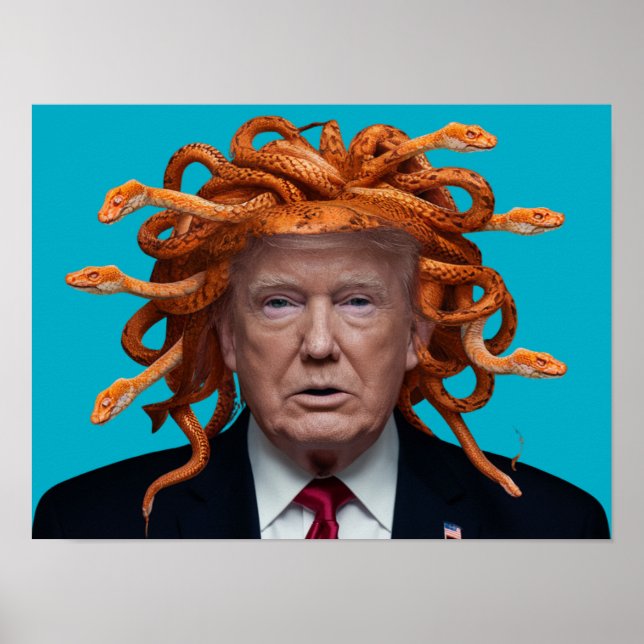 Trump Medusa Poster (Framsidan)