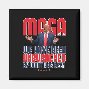 Trump Mega 2024 47th President Oburdened Meme Des Magnet